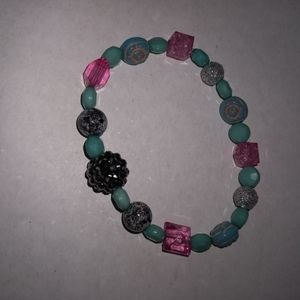 New Summer beaded charm statement bracelet hand crafted